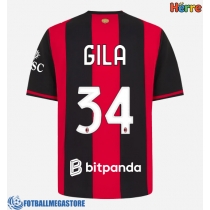 Fotballdrakt Herre AC Milan Mario Gila #34 Hjemmedrakt 2026-27 Kortermet